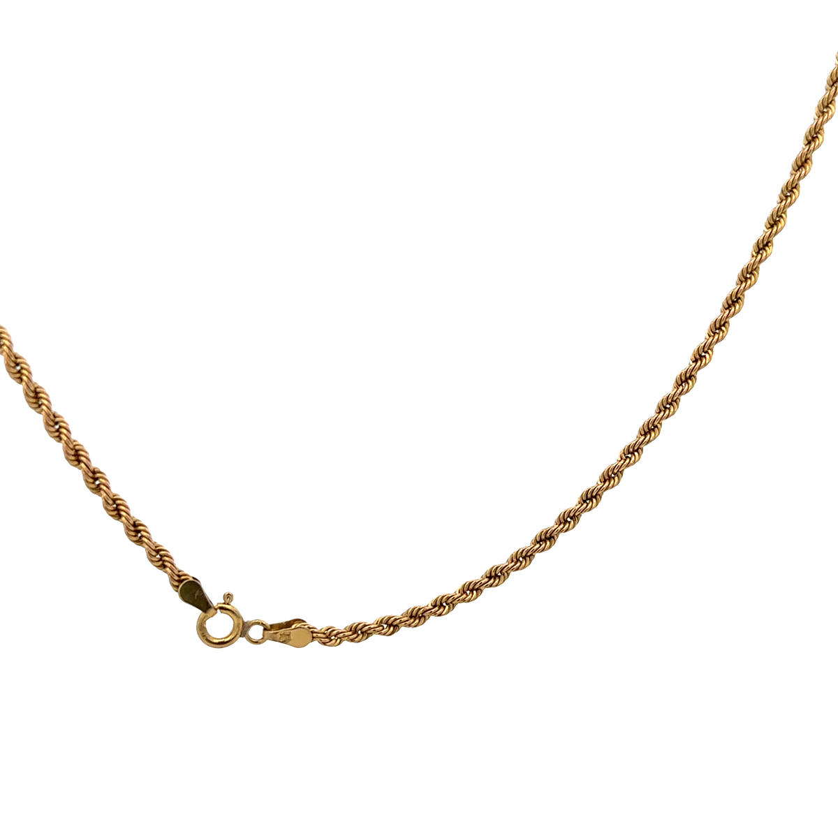 9ct yellow gold rope chain 3.4g (sh28054b)