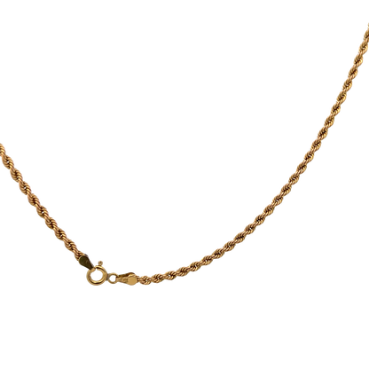 9ct yellow gold rope chain 3.4g (sh28054b)
