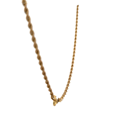 9ct yellow gold rope chain 3.4g (sh28054b)