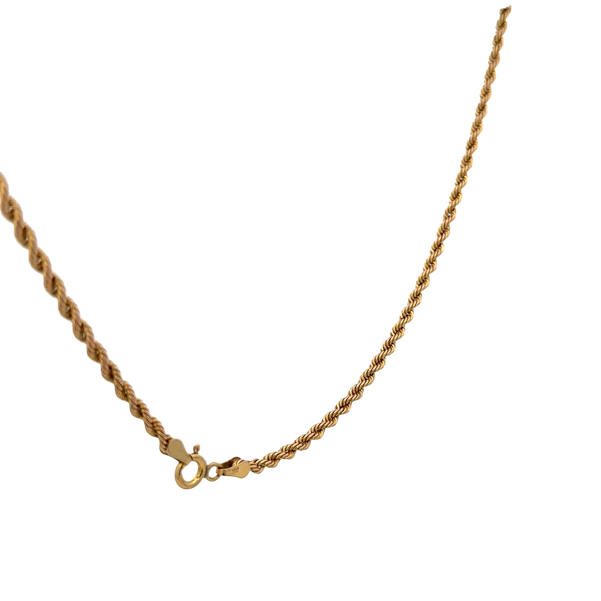 9ct yellow gold rope chain 3.4g (sh28054b)