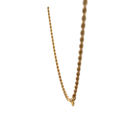 9ct yellow gold rope chain 3.4g (sh28054b)