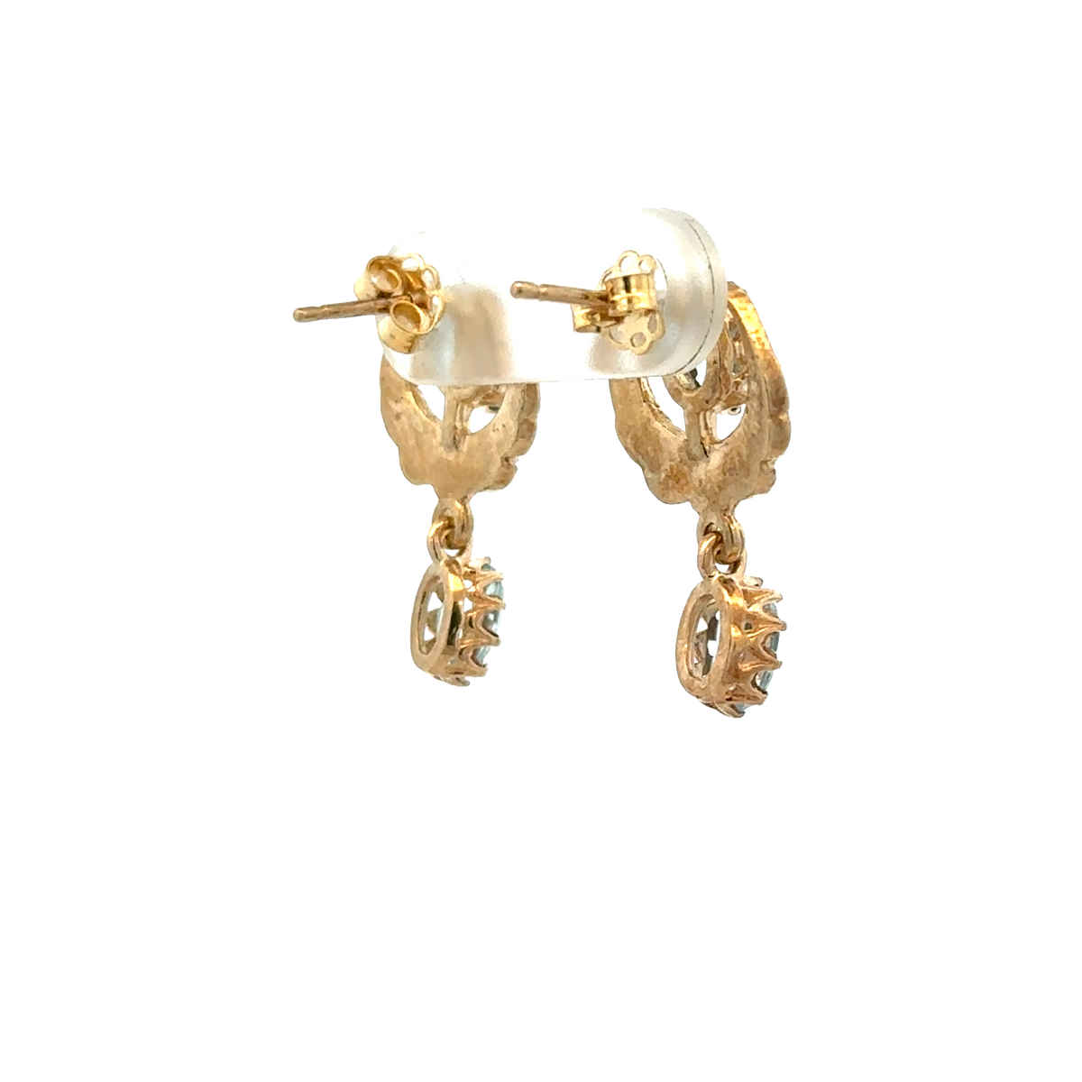 9ct yellow gold earrings 2.8g (sh28078b)