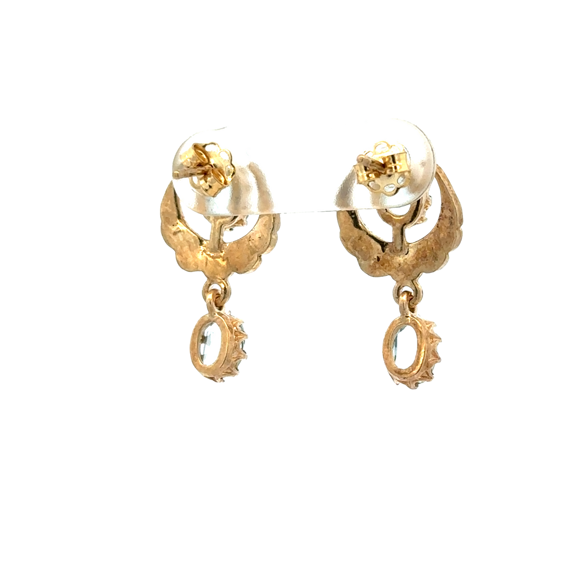 9ct yellow gold earrings 2.8g (sh28078b)