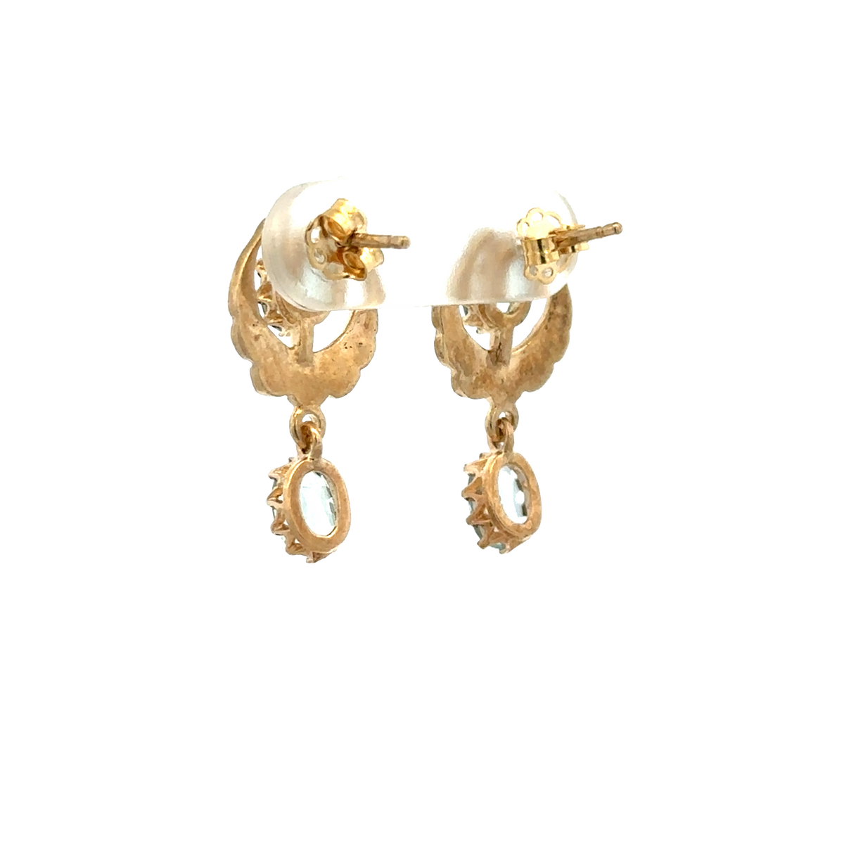 9ct yellow gold earrings 2.8g (sh28078b)