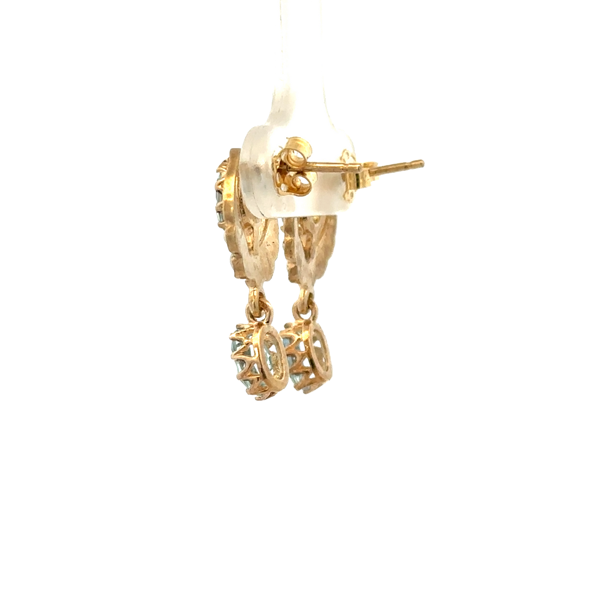 9ct yellow gold earrings 2.8g (sh28078b)