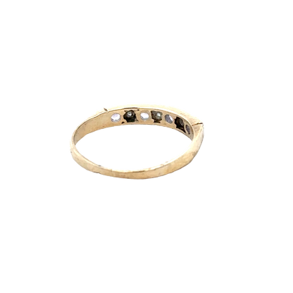 9ct yellow gold ring size L (sh28091b)