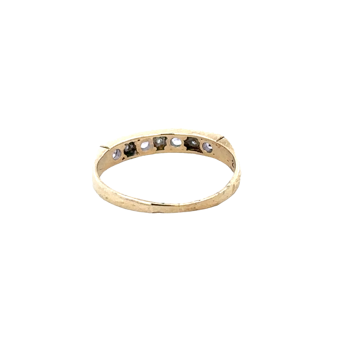 9ct yellow gold ring size L (sh28091b)