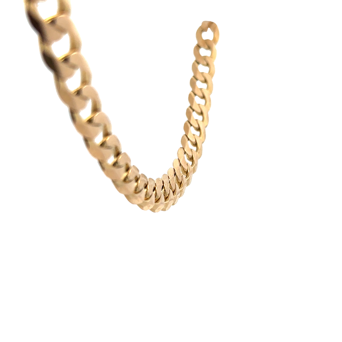 9ct yellow gold curb chain 75.3g (sh25972l)
