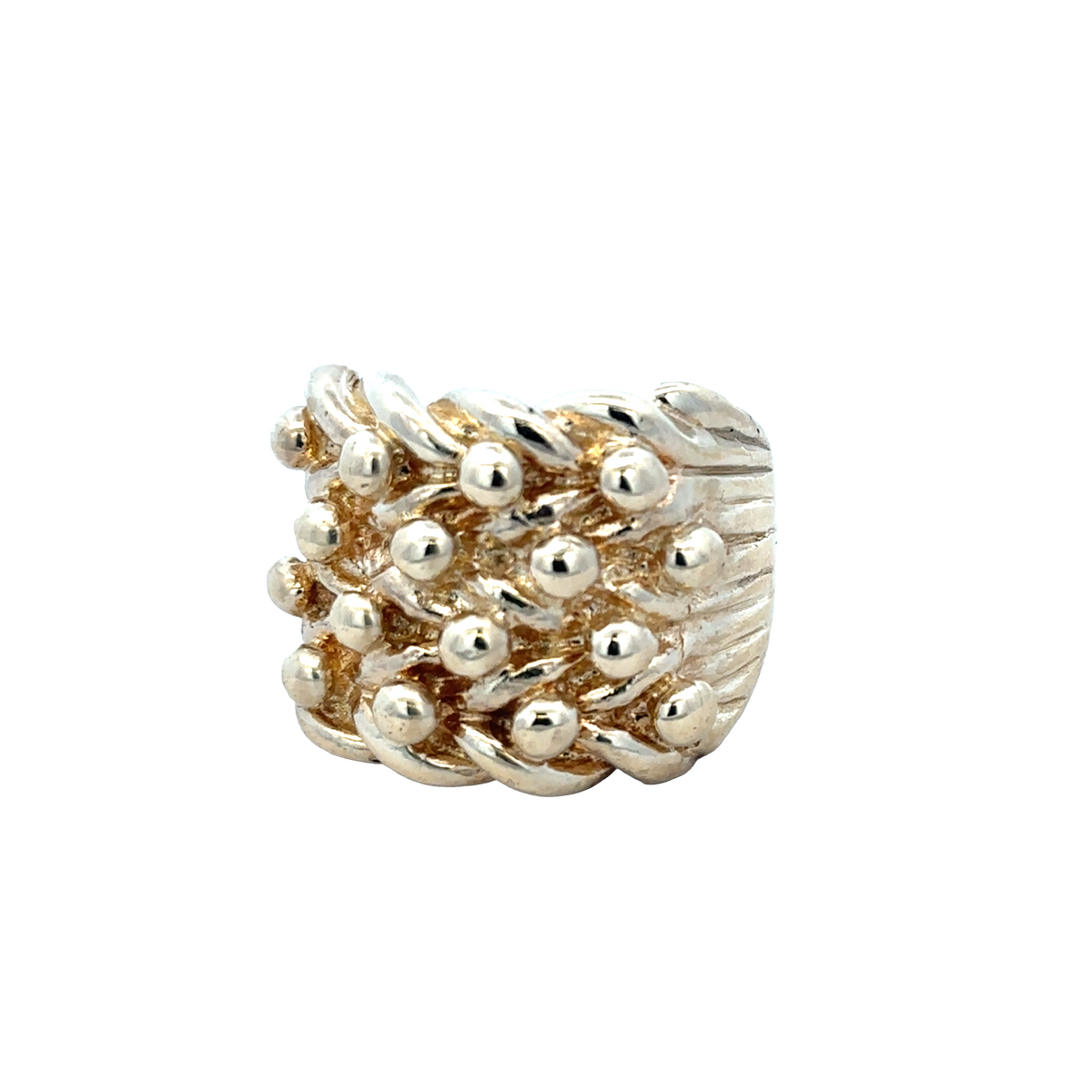 9ct yellow gold keeper ring size X1/2 (sh25973l)