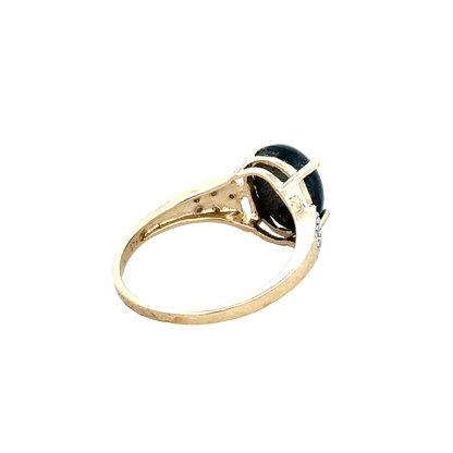 9ct yellow gold Reeves and Sons ring, size N, sh28142b