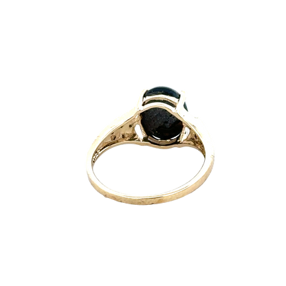 9ct yellow gold Reeves and Sons ring, size N, sh28142b