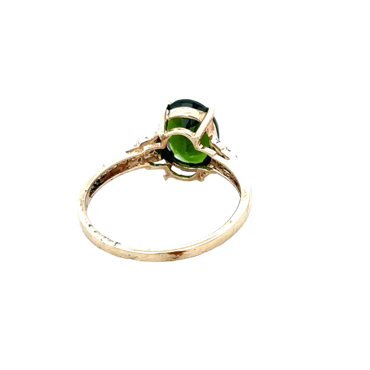 9ct yellow gold ring size N (sh28149b)
