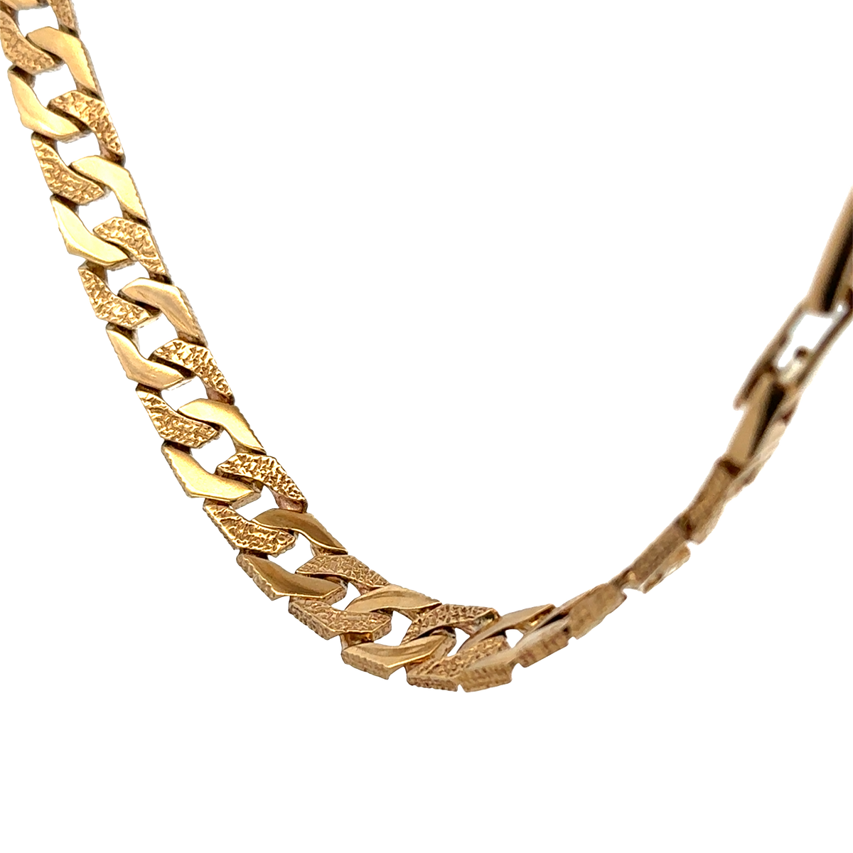 9ct yellow gold chain by Reeves and Sons, 117.6g weight, product sh28155b