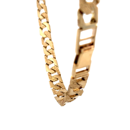 9ct yellow gold Reeves and Sons chain, 117.6g, product sh28155b