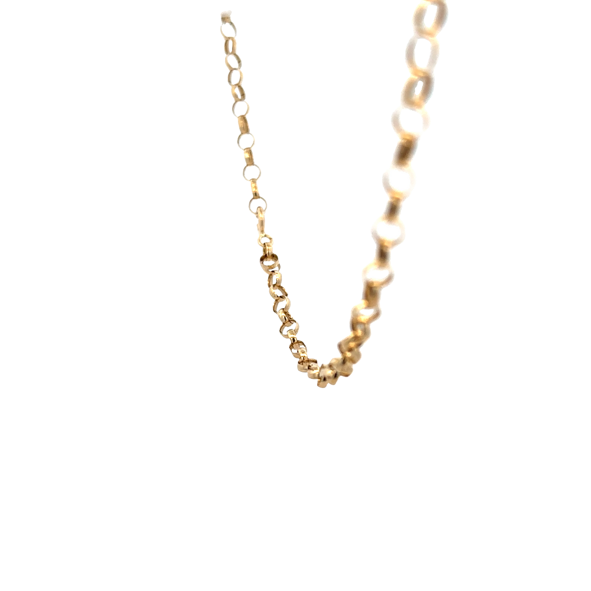 9ct yellow gold belcher chain by Reeves and Sons, 7.9g, product SH28157B