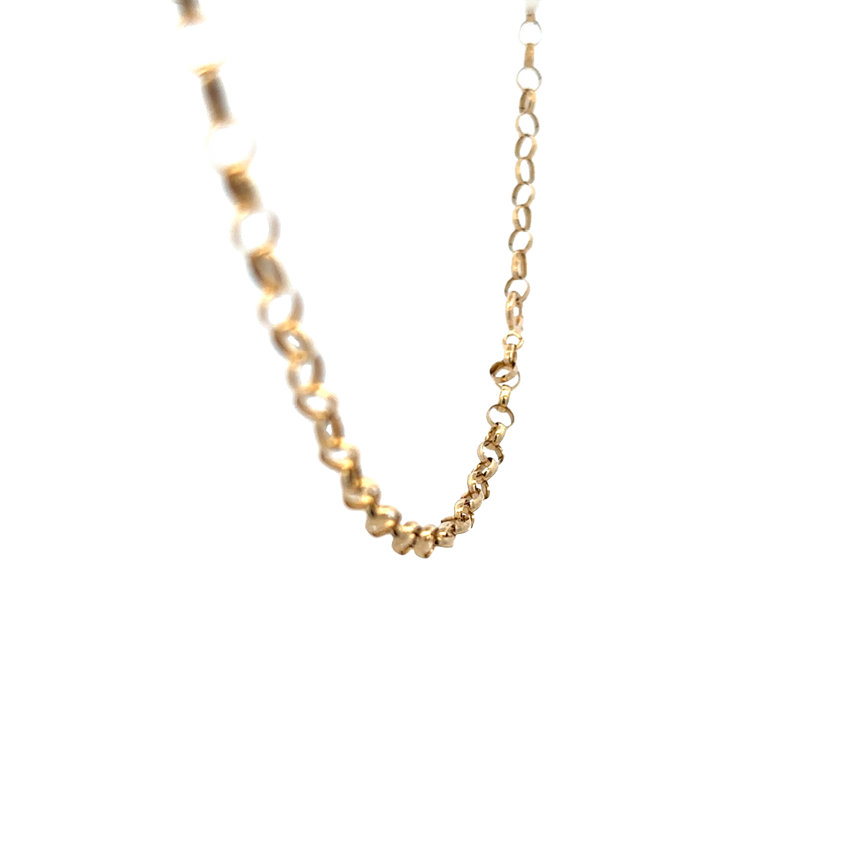 9ct yellow gold Reeves and Sons belcher chain, 7.9g, close-up product image