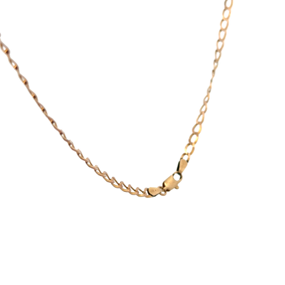 9ct yellow gold curb chain 5.9g (sh25775l)