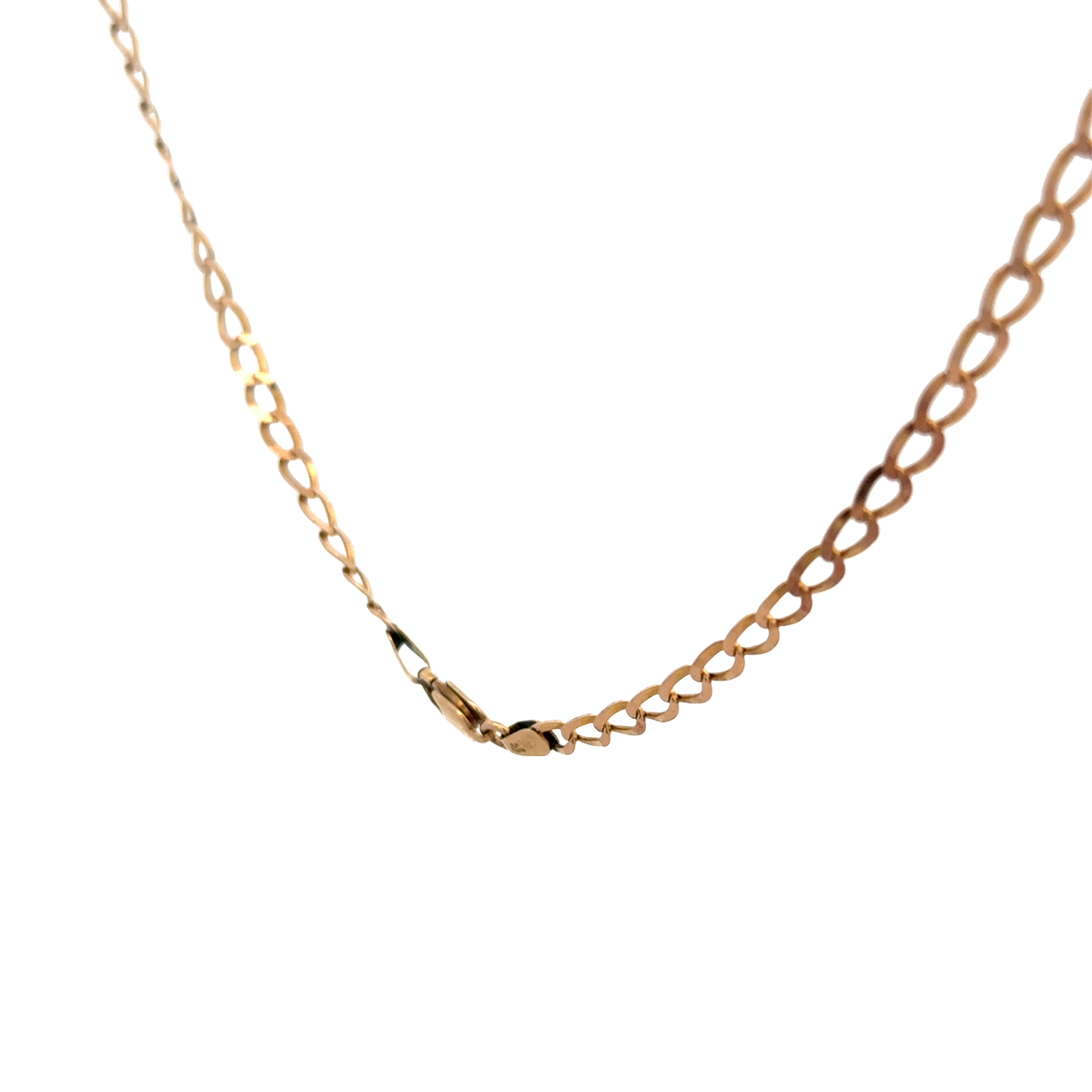 9ct yellow gold curb chain 5.9g (sh25775l)