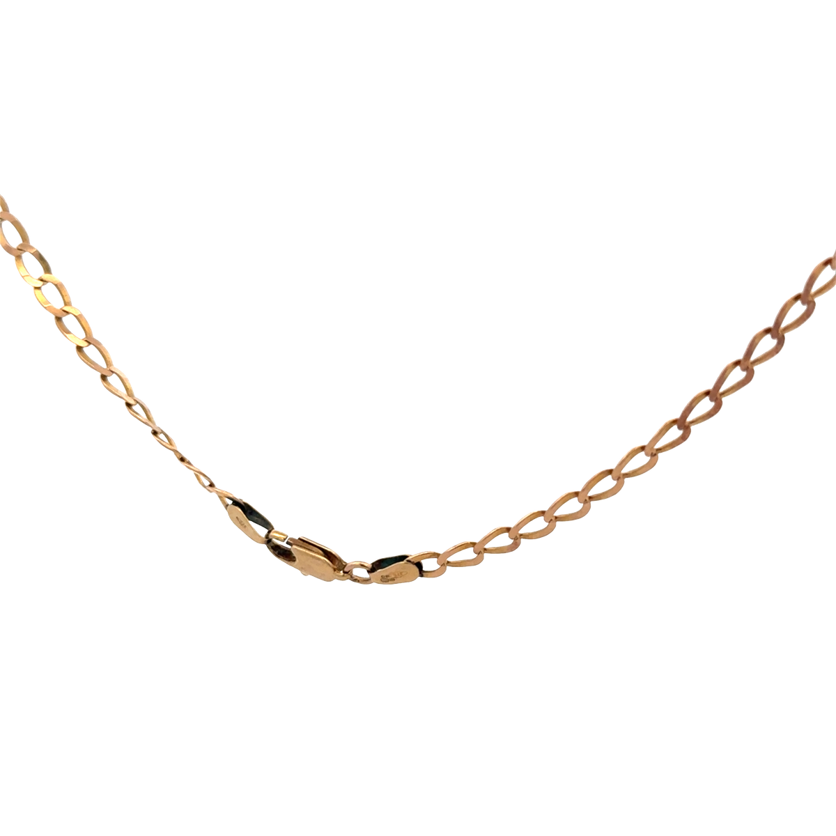 9ct yellow gold curb chain 5.9g (sh25775l)