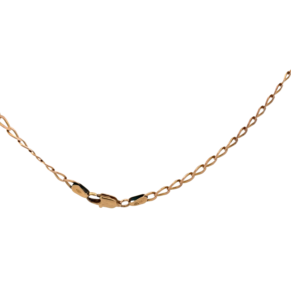 9ct yellow gold curb chain 5.9g (sh25775l)