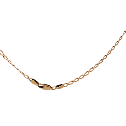 9ct yellow gold curb chain 5.9g (sh25775l)