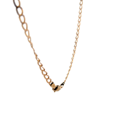 9ct yellow gold curb chain 5.9g (sh25775l)