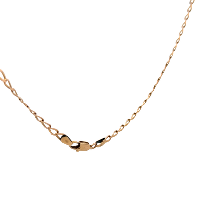 9ct yellow gold curb chain 5.9g (sh25775l)