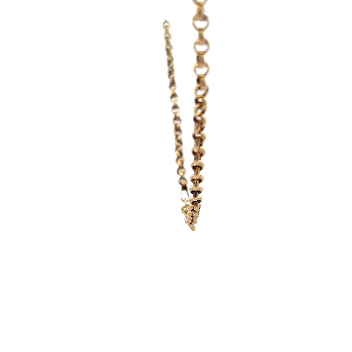 9ct yellow gold belcher chain 5.6g (sh27814b)