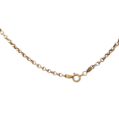 9ct yellow gold belcher chain 5.6g (sh27814b)