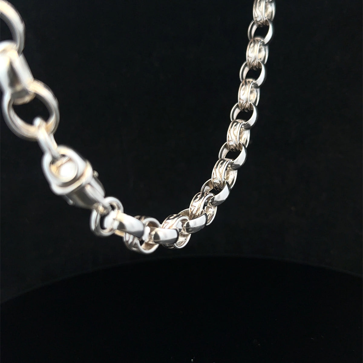 Silver belcher chain 64.6g (bb2141b)