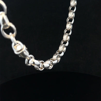 Silver belcher chain 64.6g (bb2141b)