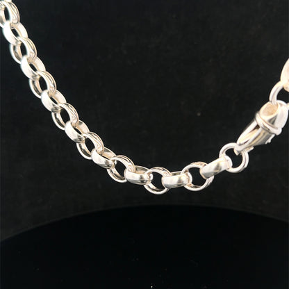 Silver belcher chain 64.6g (bb2141b)