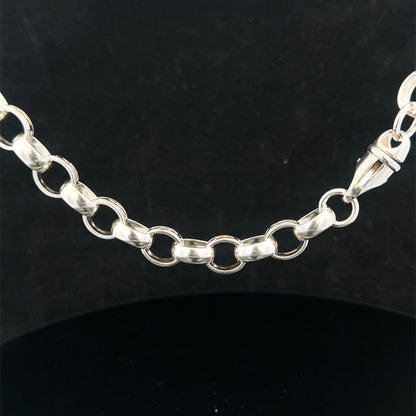 Silver belcher chain 64.6g (bb2141b)