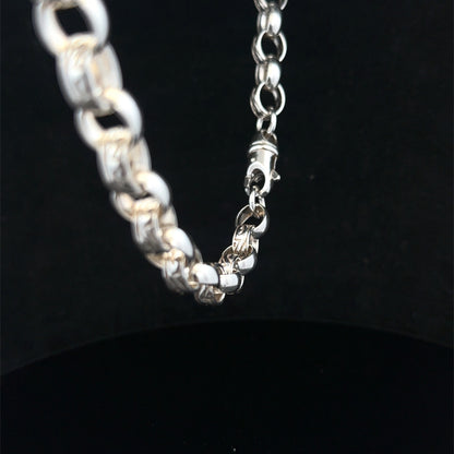Silver belcher chain 64.6g (bb2141b)