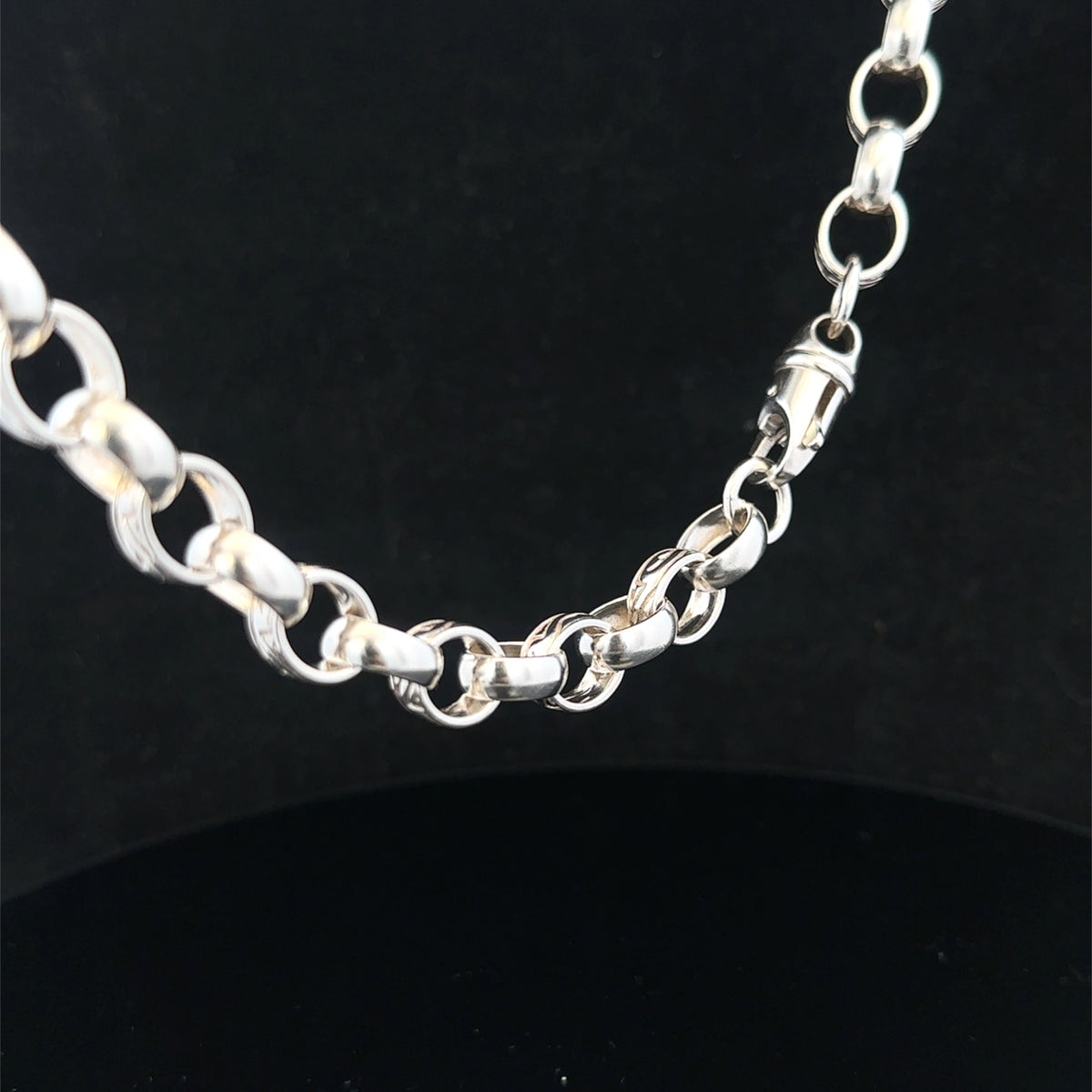 Silver belcher chain 64.6g (bb2141b)