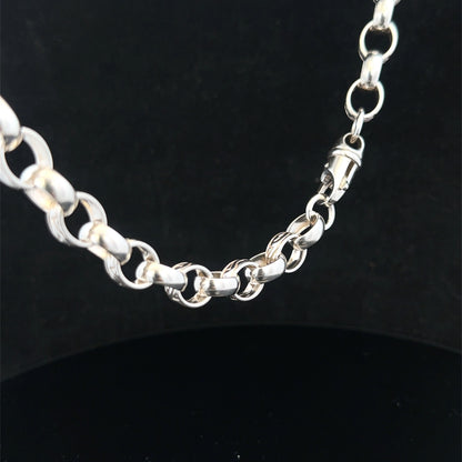 Silver belcher chain 64.6g (bb2141b)