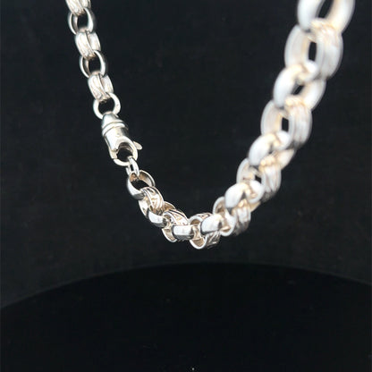 Silver belcher chain 64.6g (bb2141b)