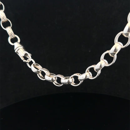 Silver belcher chain 64.6g (bb2141b)