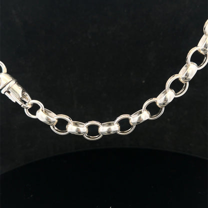 Silver belcher chain 64.6g (bb2141b)