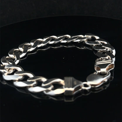 Silver curb bracelet 48g (bb2158b)