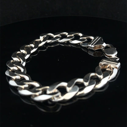 Silver curb bracelet 48g (bb2158b)