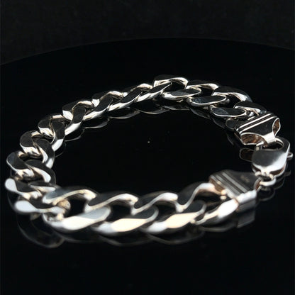 Silver curb bracelet 48g (bb2158b)