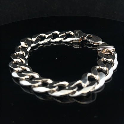 Silver curb bracelet 48g (bb2158b)