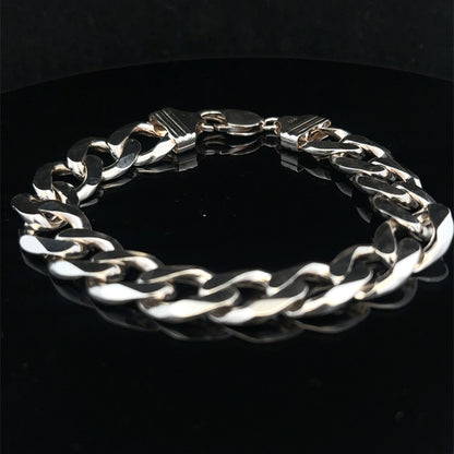 Silver curb bracelet 48g (bb2158b)