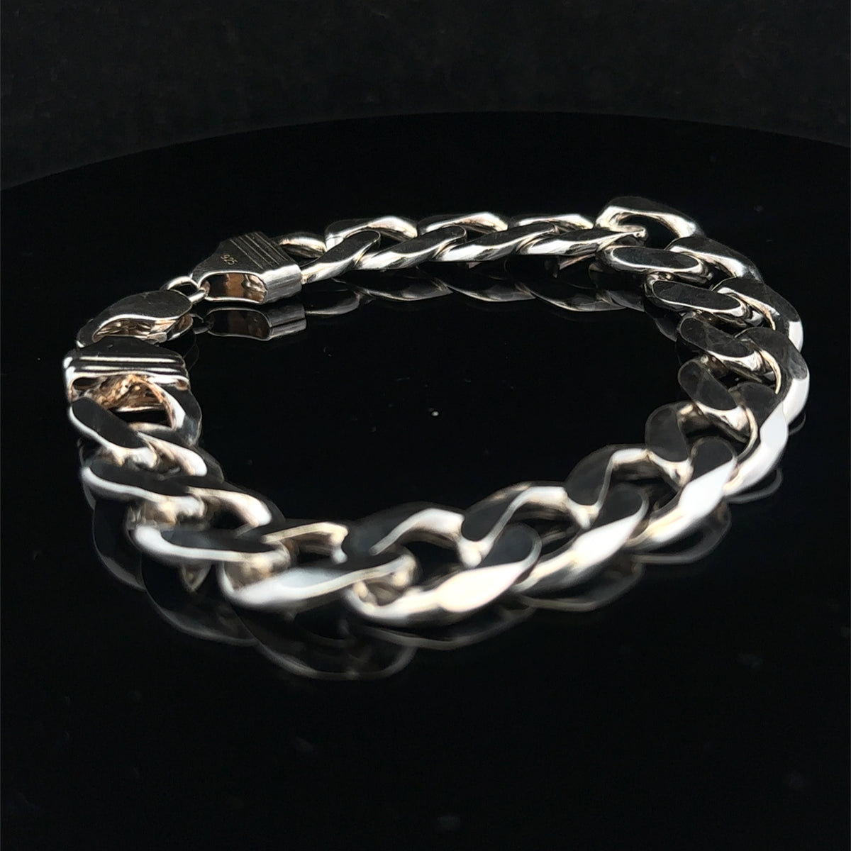 Silver curb bracelet 48g (bb2158b)