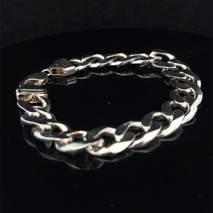 Silver curb bracelet 48g (bb2158b)