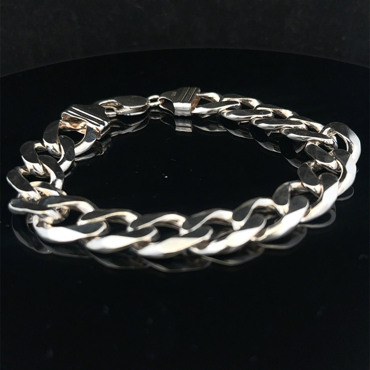 Silver curb bracelet 48g (bb2158b)