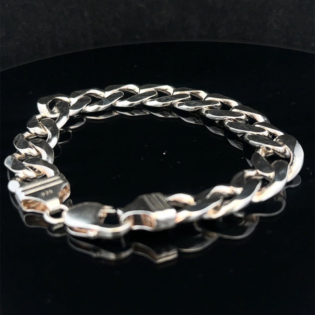 Silver curb bracelet 48g (bb2158b)