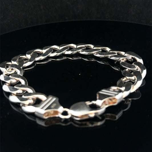 Silver curb bracelet 48g (bb2158b)