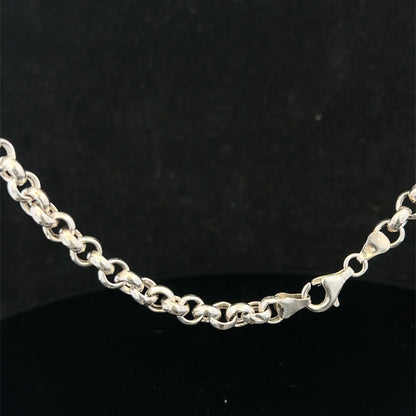 Silver belcher chain 28g (sh27224b)